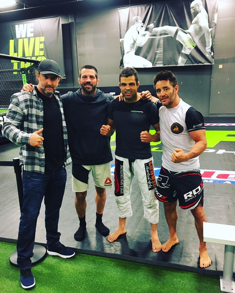 Rodrigo Salazar with Matt Brown at MusclePharm